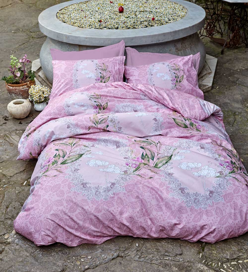 Luxury Poplin Duvet Cover Set Alika